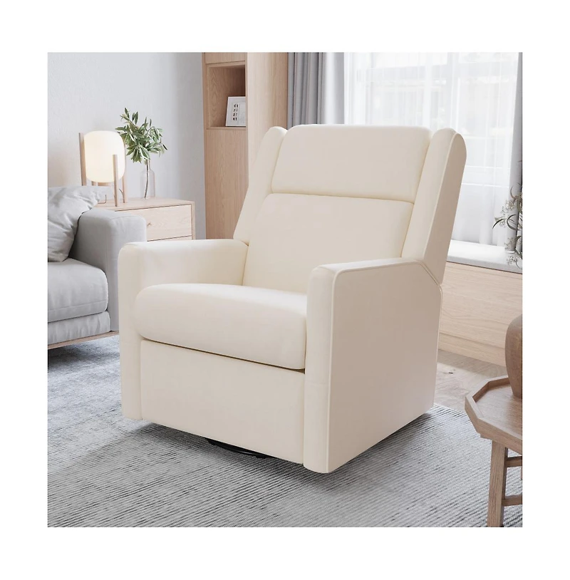 Dara 3-In-1 Traditional Manual Recliner Rocker Swivel Glider Chair