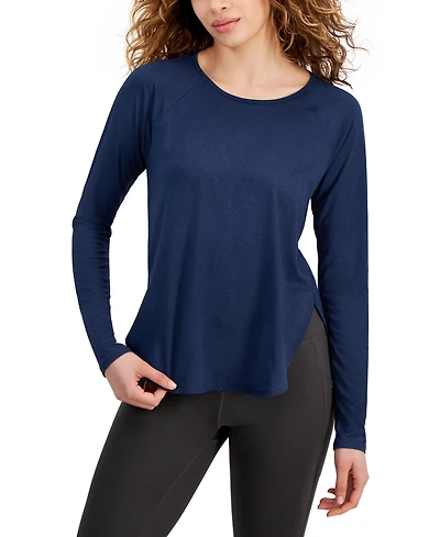 Id Ideology Women's Performance Long-Sleeve Top, Created for Macy's