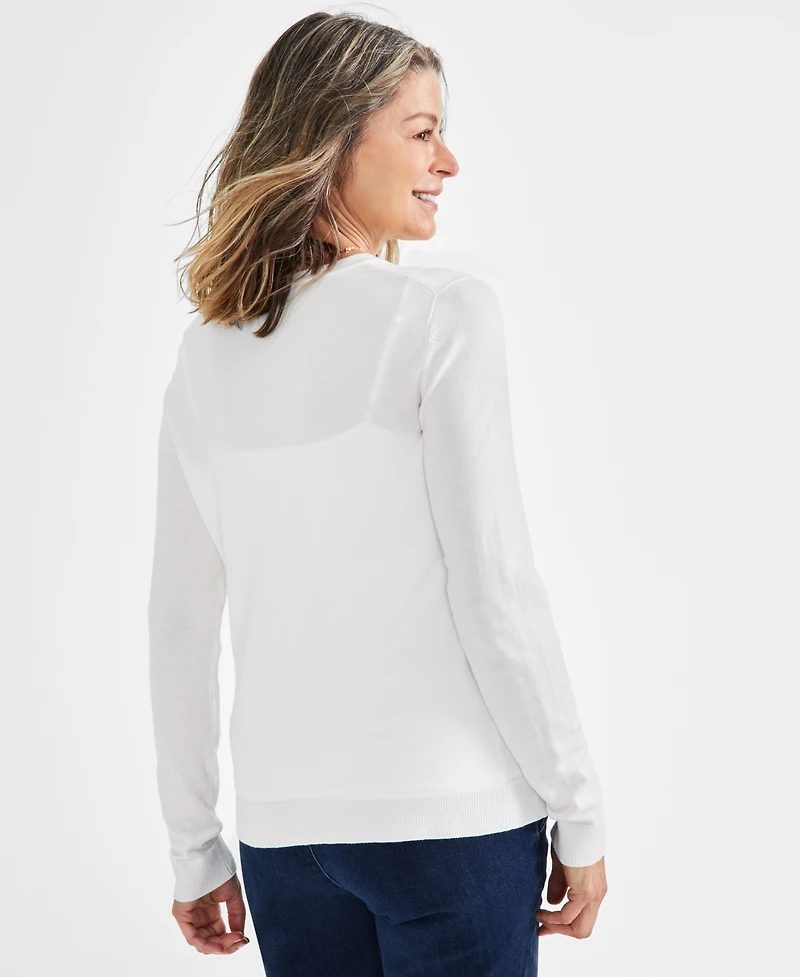 Style & Co Women's Button-Up Cardigan, Created for Macy's