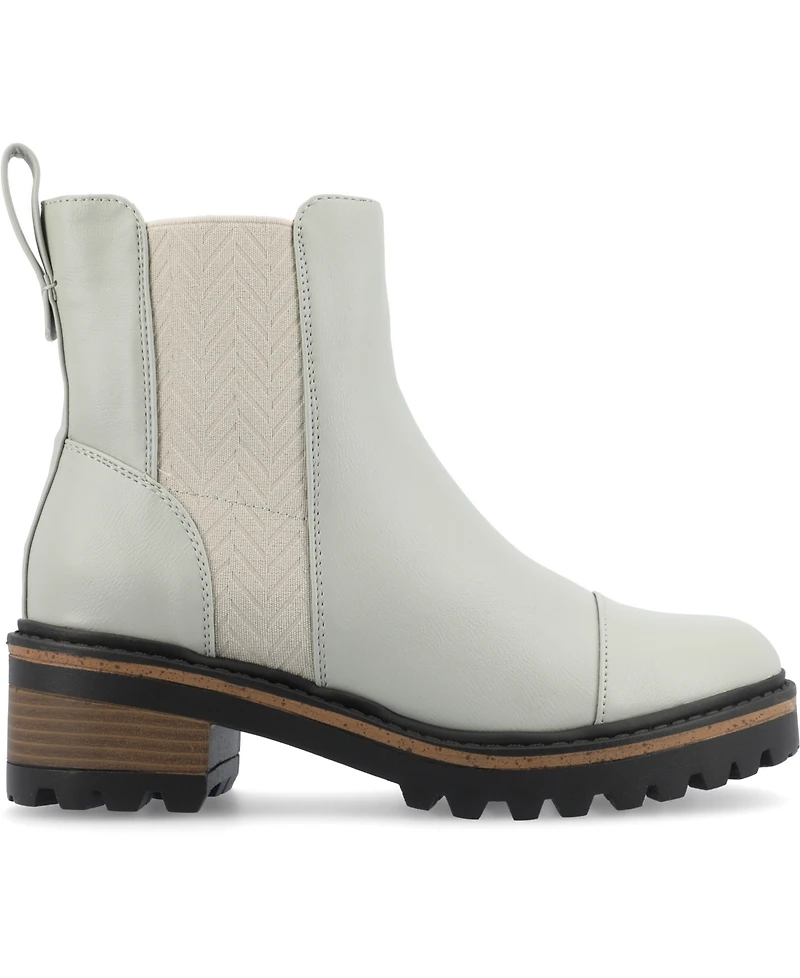 Journee Collection Women's Mirette Lug Sole Bootie