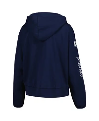 Women's Nike Navy Dallas Mavericks Courtside Standard Issue Performance Pullover Hoodie