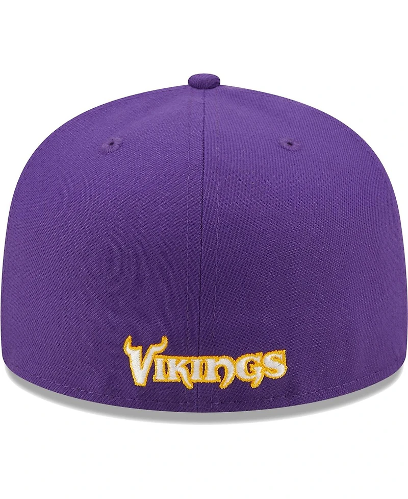 Men's New Era Purple Minnesota Vikings Flawless 59FIFTY Fitted Hat