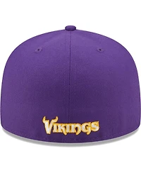 Men's New Era Purple Minnesota Vikings Flawless 59FIFTY Fitted Hat