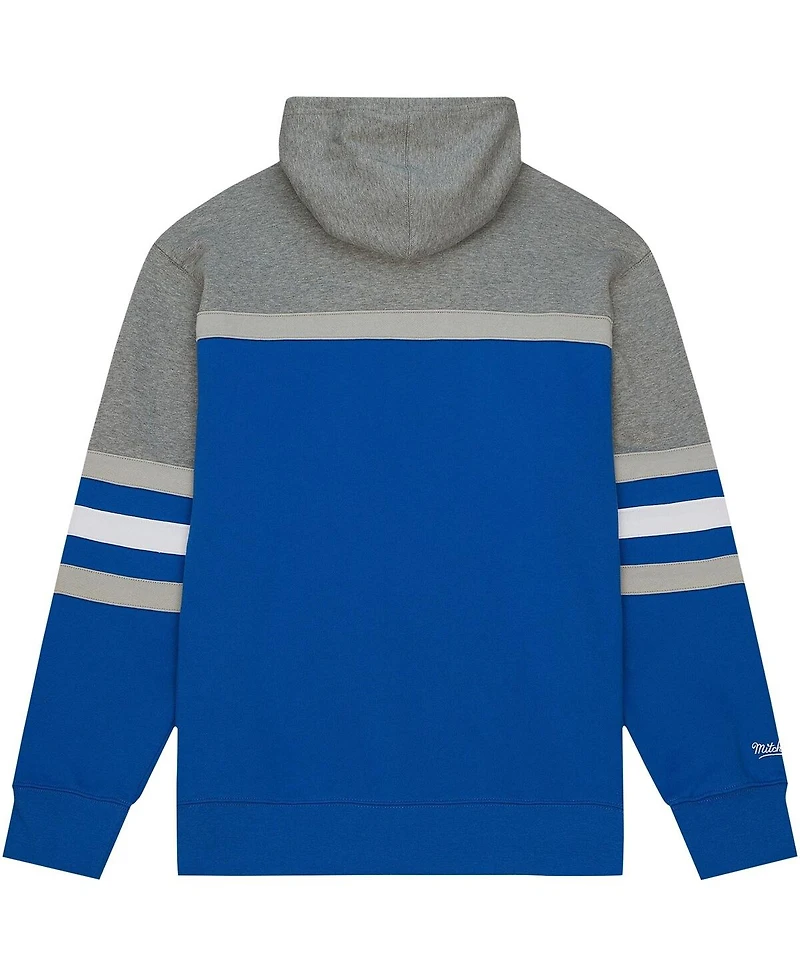 Men's Mitchell & Ness Royal Kentucky Wildcats Head Coach Pullover Hoodie