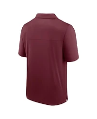 Men's Fanatics Maroon Texas A&M Aggies Left Side Block Polo Shirt
