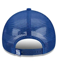 Men's New Era Royal New York Giants Caliber Trucker 9FORTY Adjustable Hat