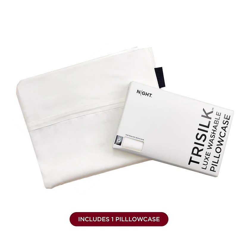 Night Trisilk Washable Mulberry Silk Pillowcase