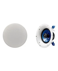 Yamaha Ns-IC600 110 Watt 6.5 Inch 2 Way In Ceiling Speakers - Pair (White)
