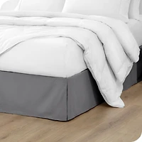 Bare Home Tailored 15" Full Xl Pleated Bedskirt