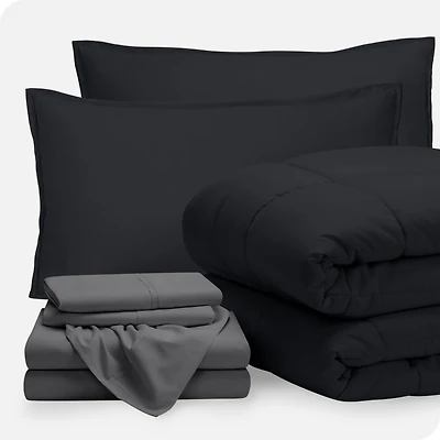 Bare Home Ultra-Soft Bed-in-a-Bag Comforter Set Queen