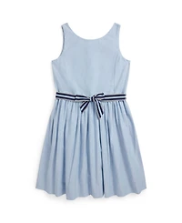 Polo Ralph Lauren Big Girls Cotton Oxford Dress