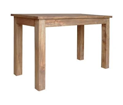 vidaXL Dining Table Solid Mahogany Wood 47.2"x23.6"x30.3"