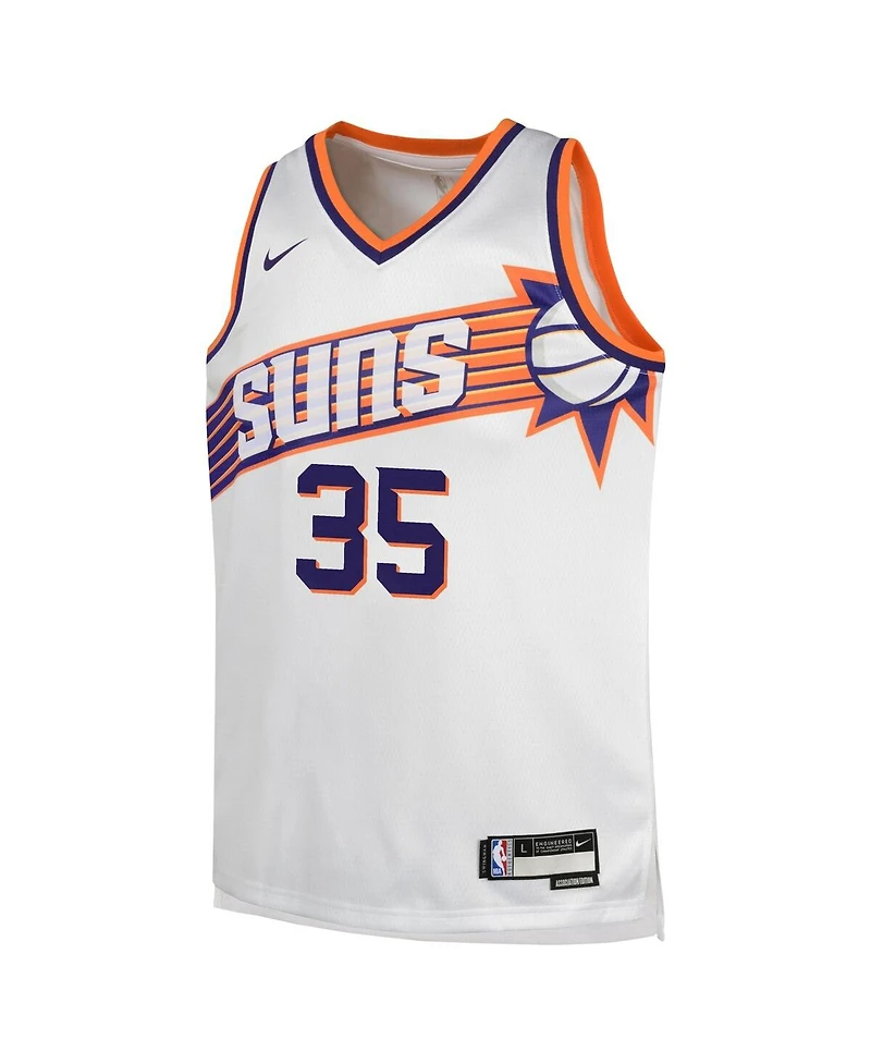 Big Boys Nike Kevin Durant White Phoenix Suns Swingman Jersey - Association Edition