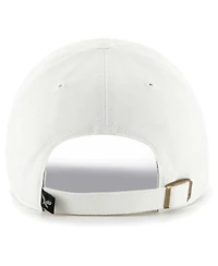 Men's '47 Brand White Distressed Philadelphia Eagles Gridiron Classics Clean Up Legacy Adjustable Hat