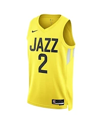 Men's and Women's Nike Collin Sexton Gold Utah Jazz Swingman Jersey - Icon Edition