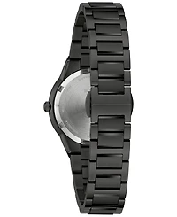 Bulova Women's Modern Millennia Black-Tone Stainless Steel Bracelet Watch 32mm