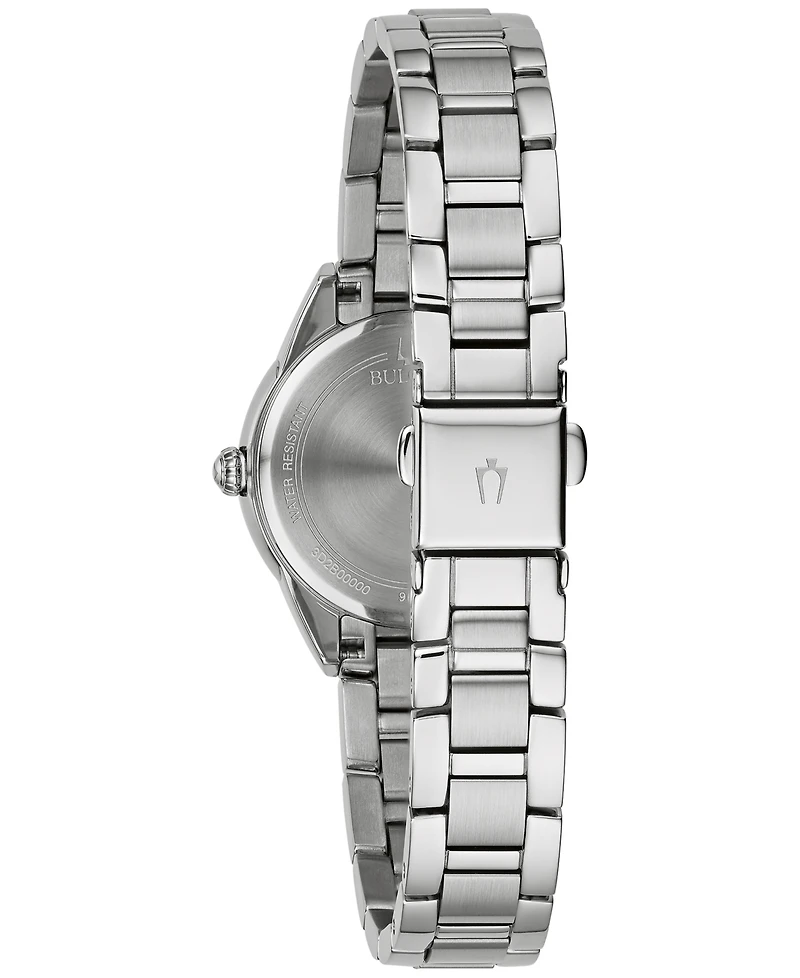 Bulova Women's Sutton Diamond Accent Stainless Steel Bracelet Watch 28mm