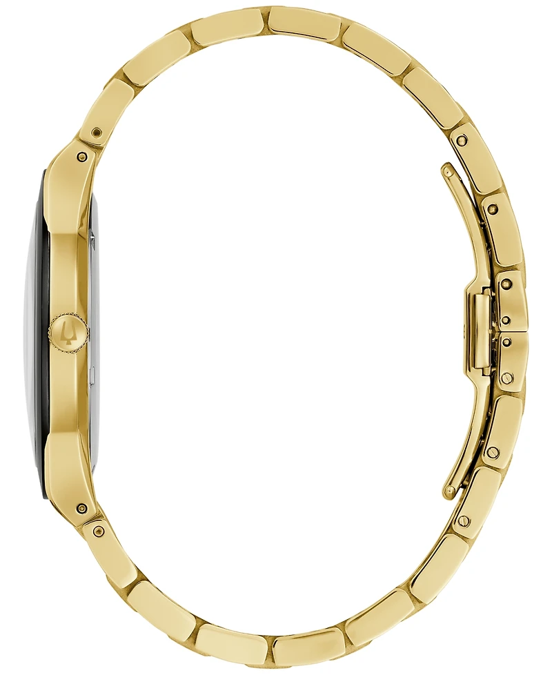 Bulova Men's Modern Millennia Gold-Tone Stainless Steel Bracelet Watch 41mm