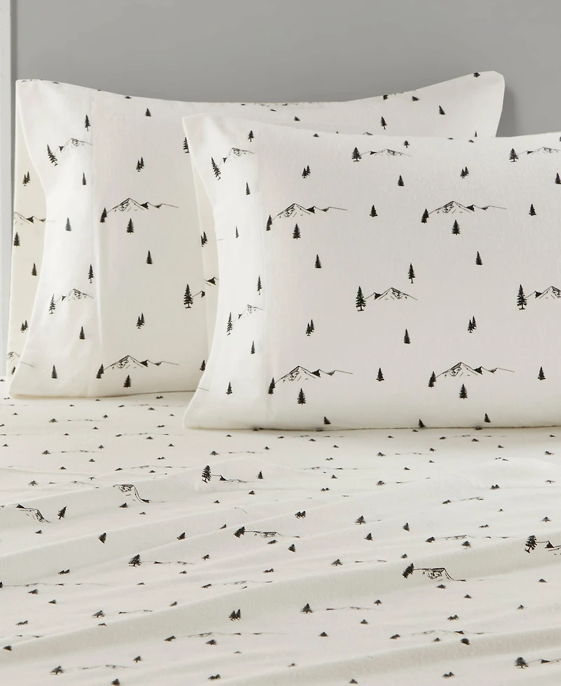 Woolrich Printed Flannel -Pc. Sheet Set