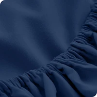 Bare Home Double Brushed Dual Pocket Fitted Sheet Twin