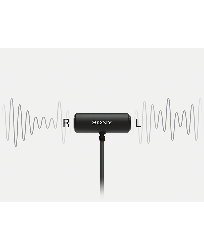 Sony Ecm-Lv1 Compact Stereo Lavalier Microphone