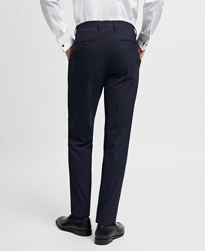 Mango Men's Stretch Fabric Slim-Fit Suit Pants