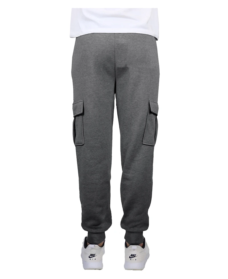 Blue Ice Men's Heavyweight Fleece-Lined Cargo Jogger Sweatpants