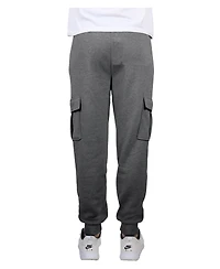 Blue Ice Men's Heavyweight Fleece-Lined Cargo Jogger Sweatpants