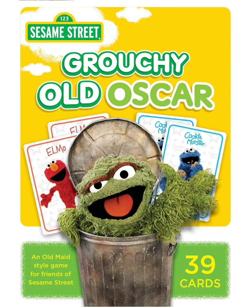Masterpieces Sesame Street - Grouchy Old Oscar Card Game for Kids