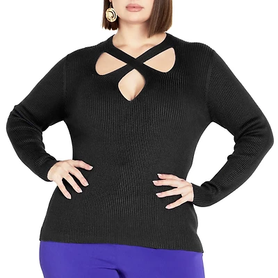 City Chic Plus Malia Sweater