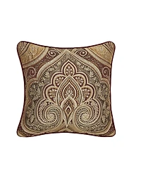 Five Queens Court Bordeaux Square Decorative Pillow, 20" x 20"