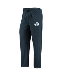 Men's Concepts Sport Navy, Heathered Charcoal Distressed Byu Cougars Meter Long Sleeve T-shirt and Pants Sleep Set