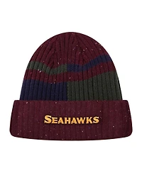 Men's Pro Standard Burgundy Seattle Seahawks Speckled Cuffed Knit Hat