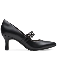 Clarks Women's Kataleyna Joy Double-Strap Pointed-Toe Pumps