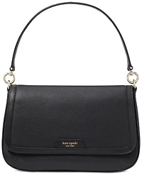 Kate Spade New York Hudson Pebbled Leather Flap Small Shoulder Bag
