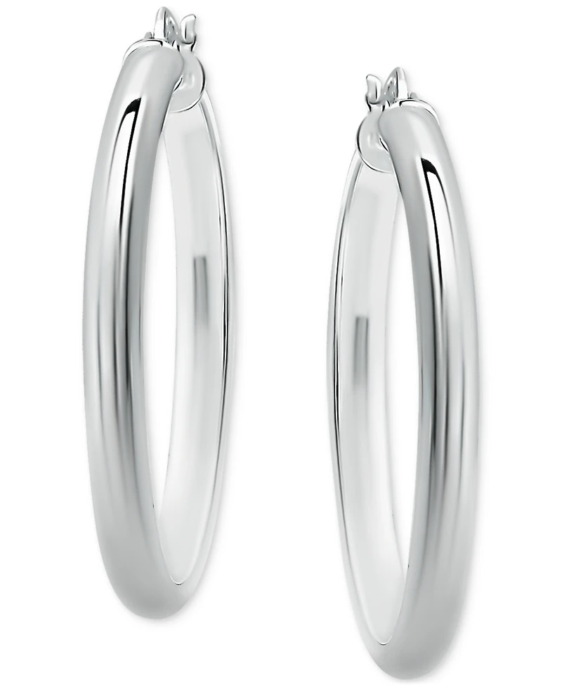 Giani Bernini Polished Small Hoop Earrings in Sterling Silver, 20mm, Created for Macy's