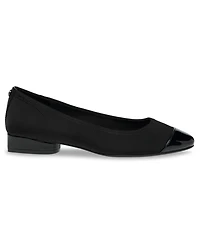 Anne Klein Women's Carlie Almond Toe Ballet Flats