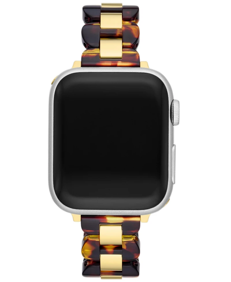 kate spade new york Women's Tortoise Printed Acetate Band for Apple Watch, 38, 40, 41, 42, 44, 45, 49mm