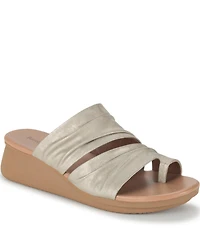 Baretraps Women's Venus Toe Loop Slide Wedge Sandals