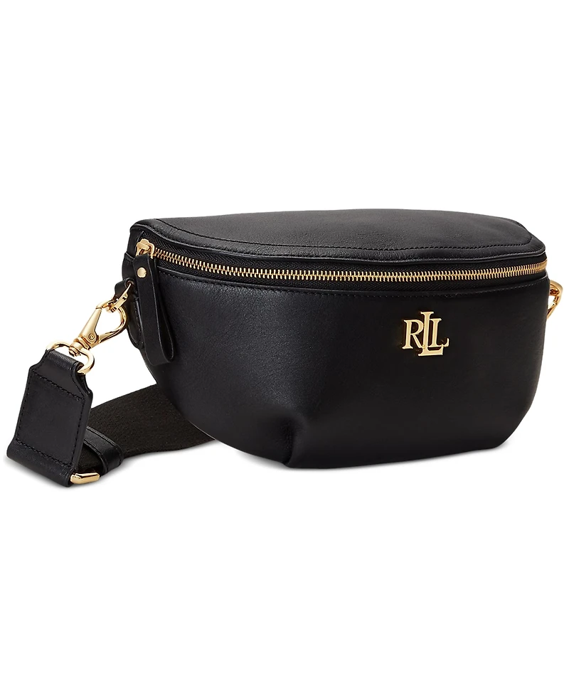Lauren Ralph Lauren Leather Marcy Small Belt Bag