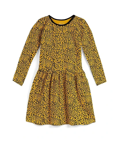 Mightly Girls Fair Trade Organic Cotton Long Sleeve Drop Waist Dress