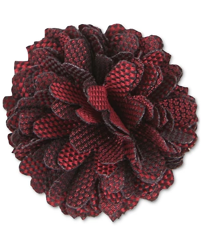 ConStruct Men's Checkerboard Floral Lapel Pin