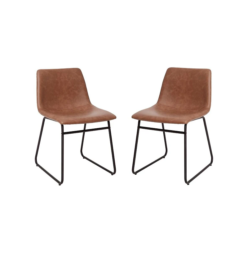 Carrollton 18 Inch Bucket Seat Dining Chairs