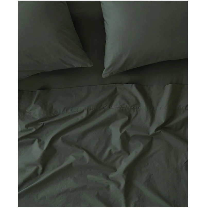 Organic Cotton Cool-Air Percale Sheet Set - Twin
