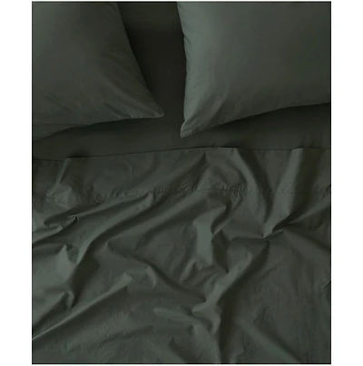 Organic Cotton Cool-Air Percale Sheet Set - Twin