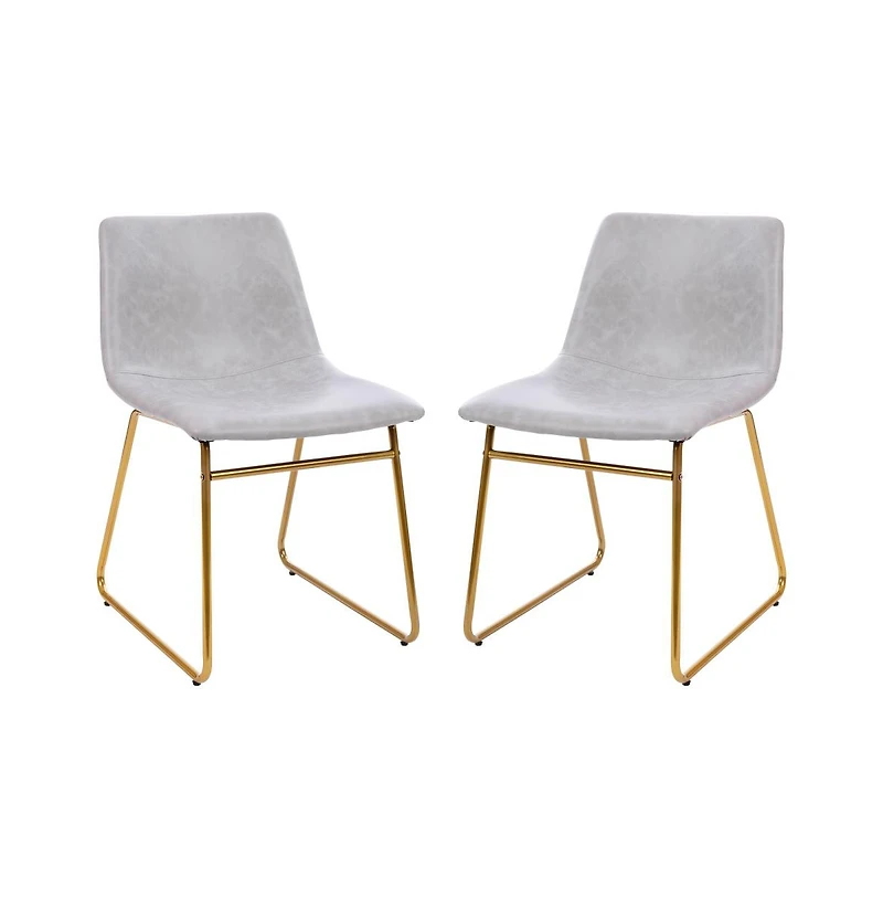 Carrollton 18 Inch Bucket Seat Dining Chairs, Set Of 2