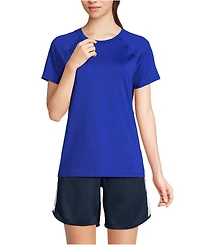 Lands' End Women's School Uniform Short Sleeve Active Tee