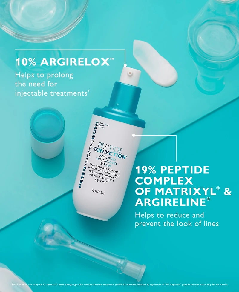 Peter Thomas Roth Peptide Skinjection Amplified Wrinkle-Fix Serum, 1 oz