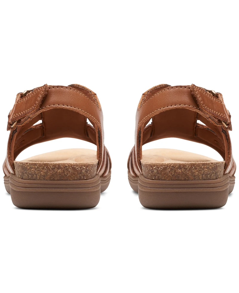 Clarks Women's April Belle Strappy Slingback Sandals