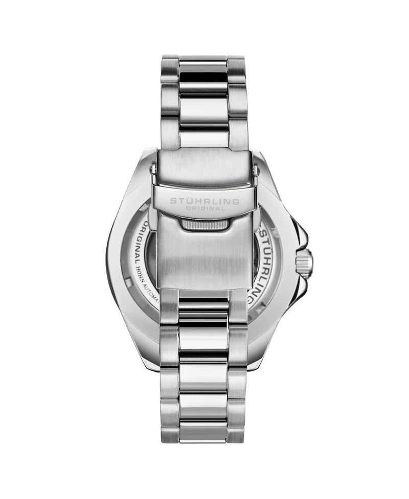 Men's Japanese Seiko NH35 Automatic Self Wind Movement Diver Watch, Stainless Steel Bracelet